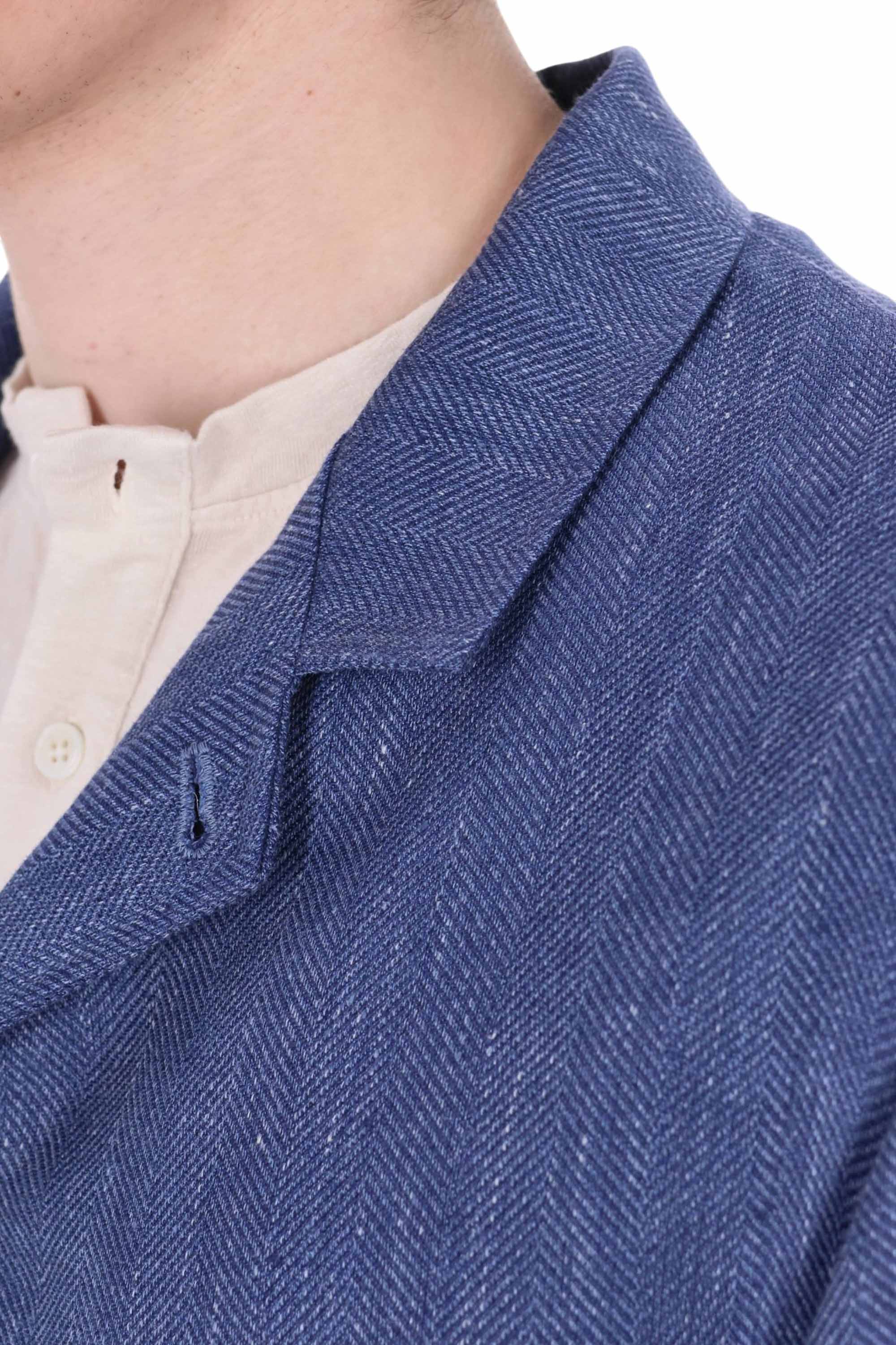 Finamore Modern Tailored Mini Jacket for Men - Image 5