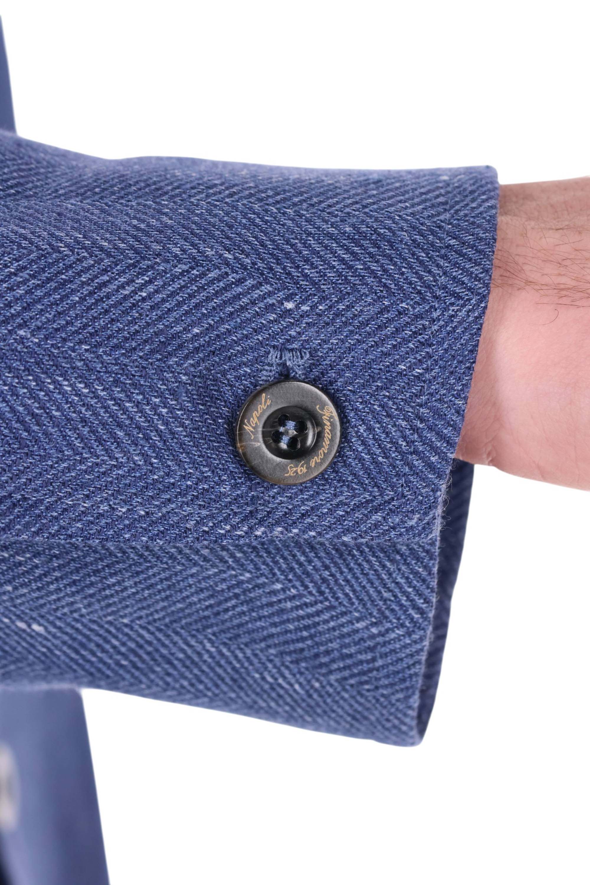 Finamore Modern Tailored Mini Jacket for Men - Image 7