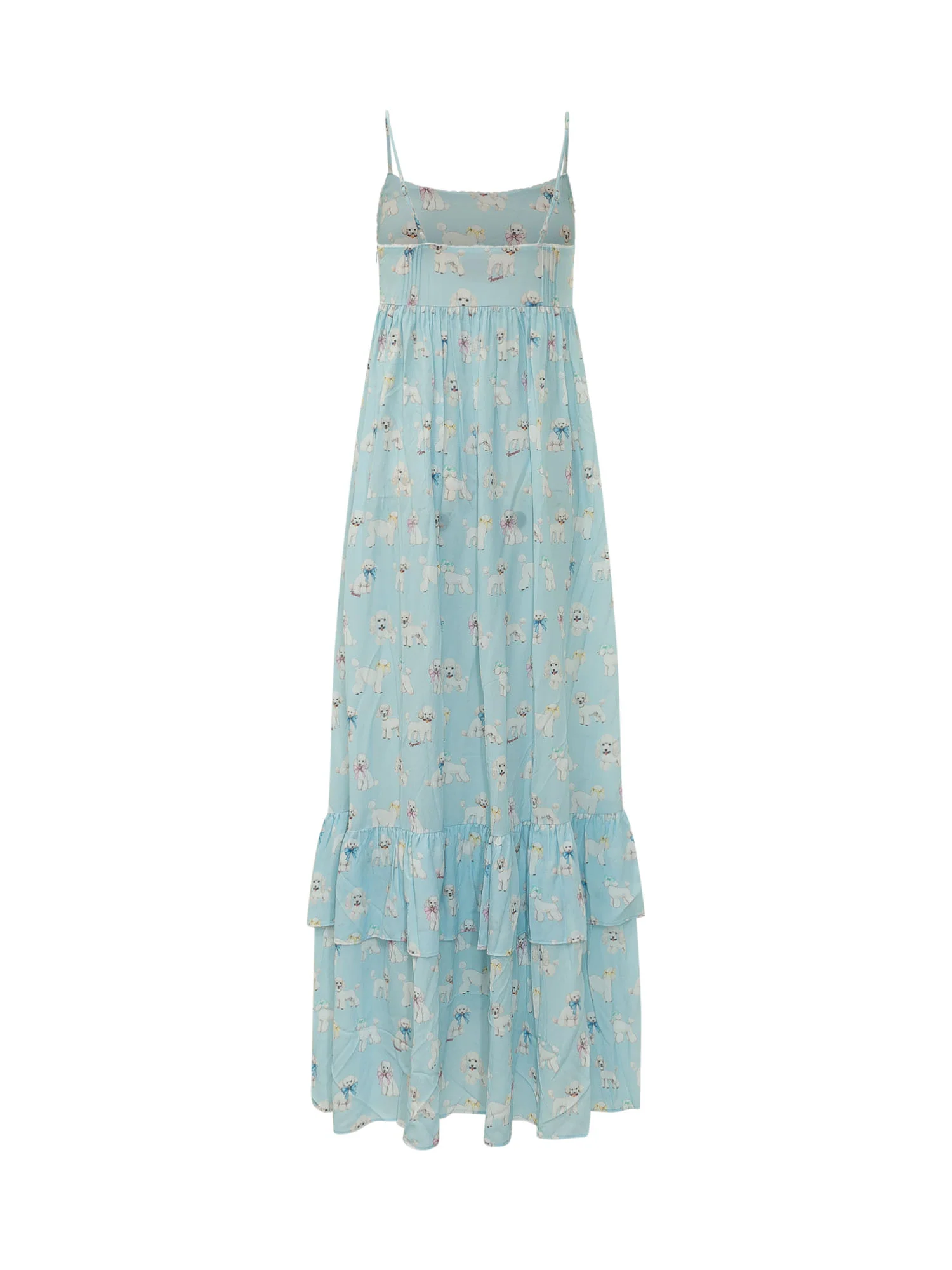 Fiorucci Artistic Long Dress with Dog Print - Image 2