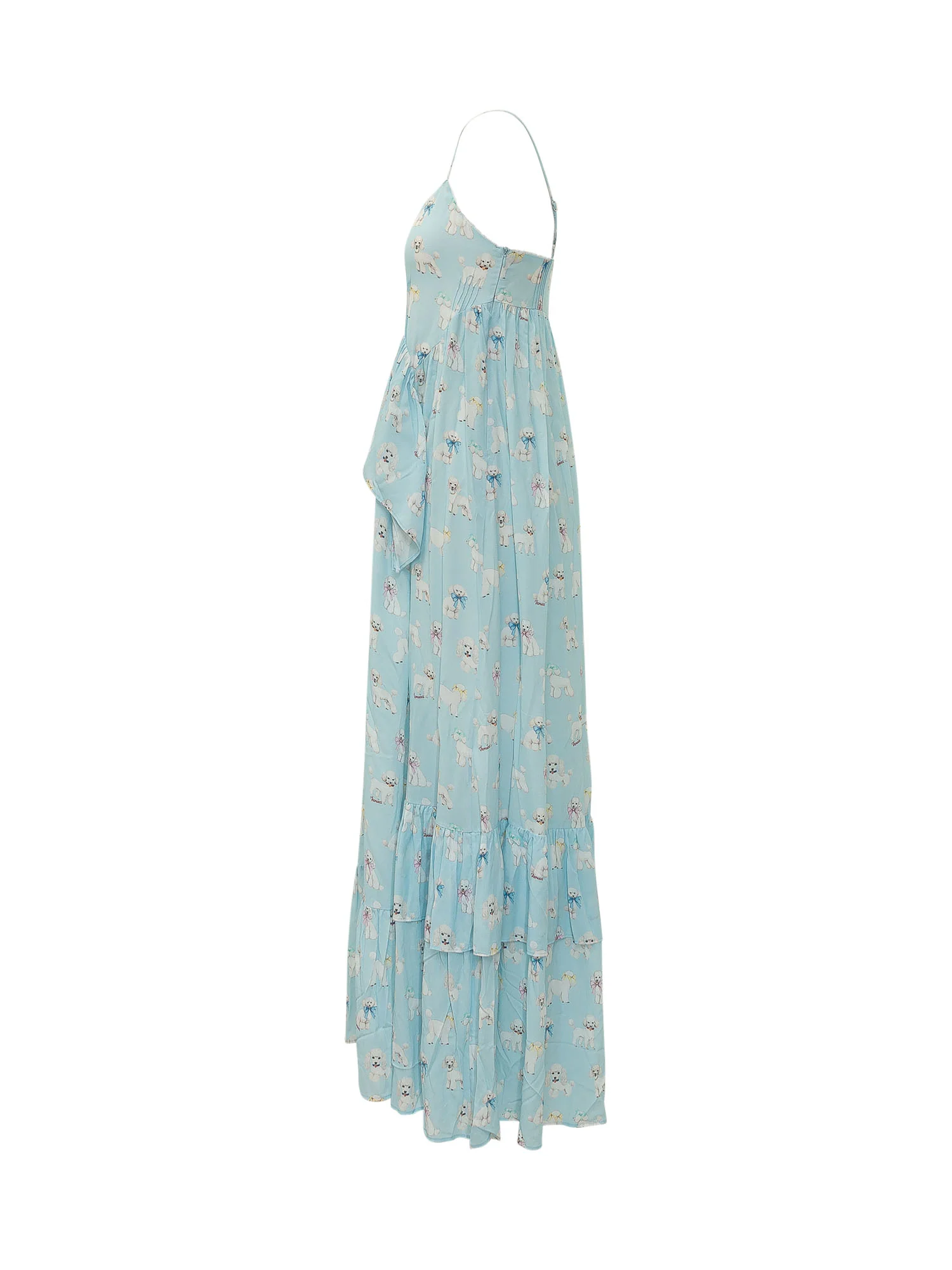 Fiorucci Artistic Long Dress with Dog Print - Image 3