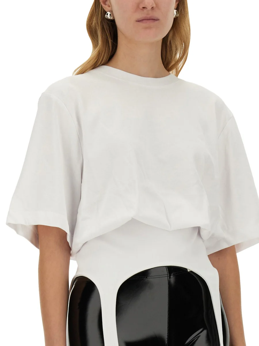 Fiorucci Regular Fit T-Shirt with Suspenders - Image 4