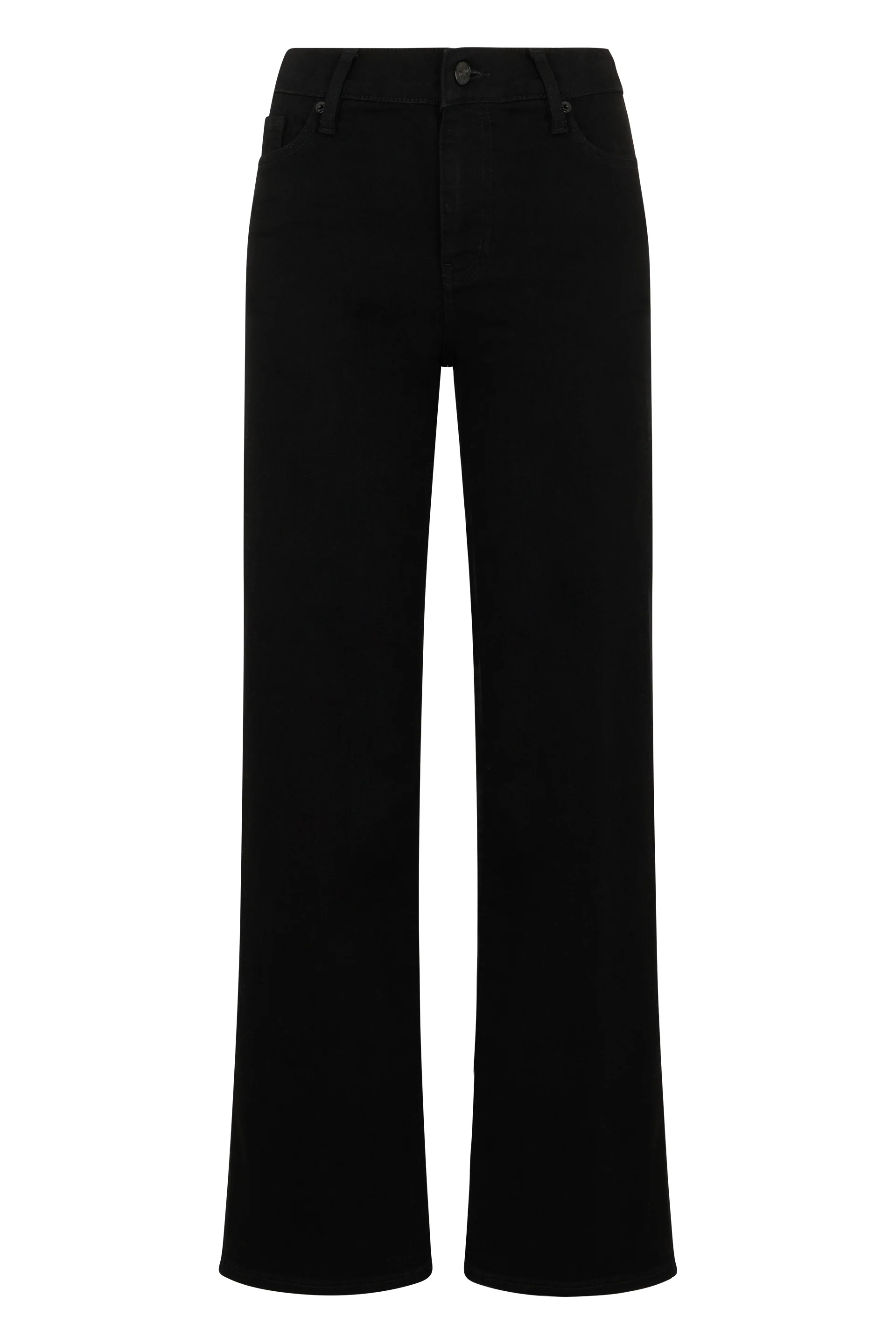 Frame High-Waisted Straight Leg Jeans