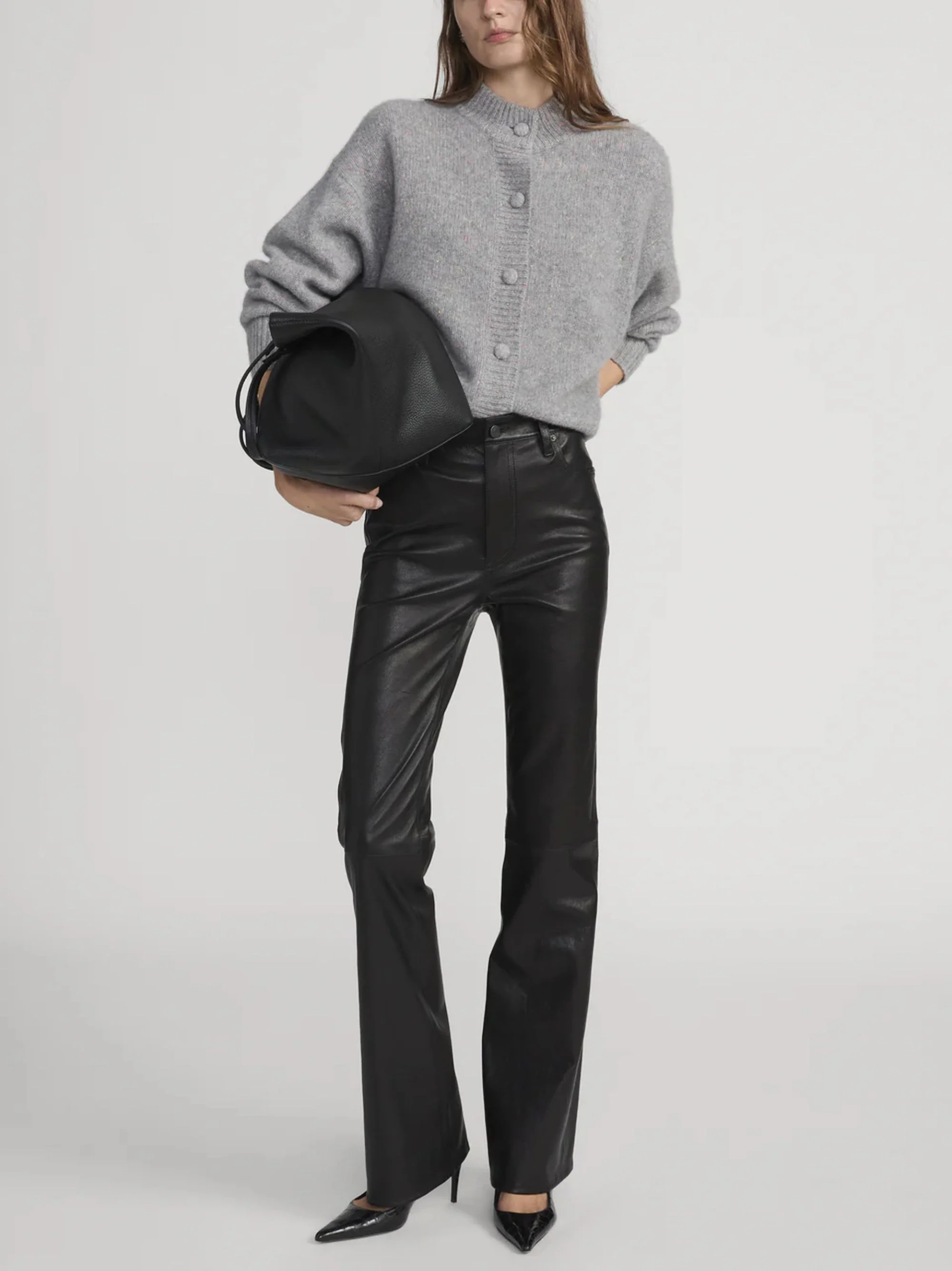 Frame Women's Mini Leather Jacket - Image 2