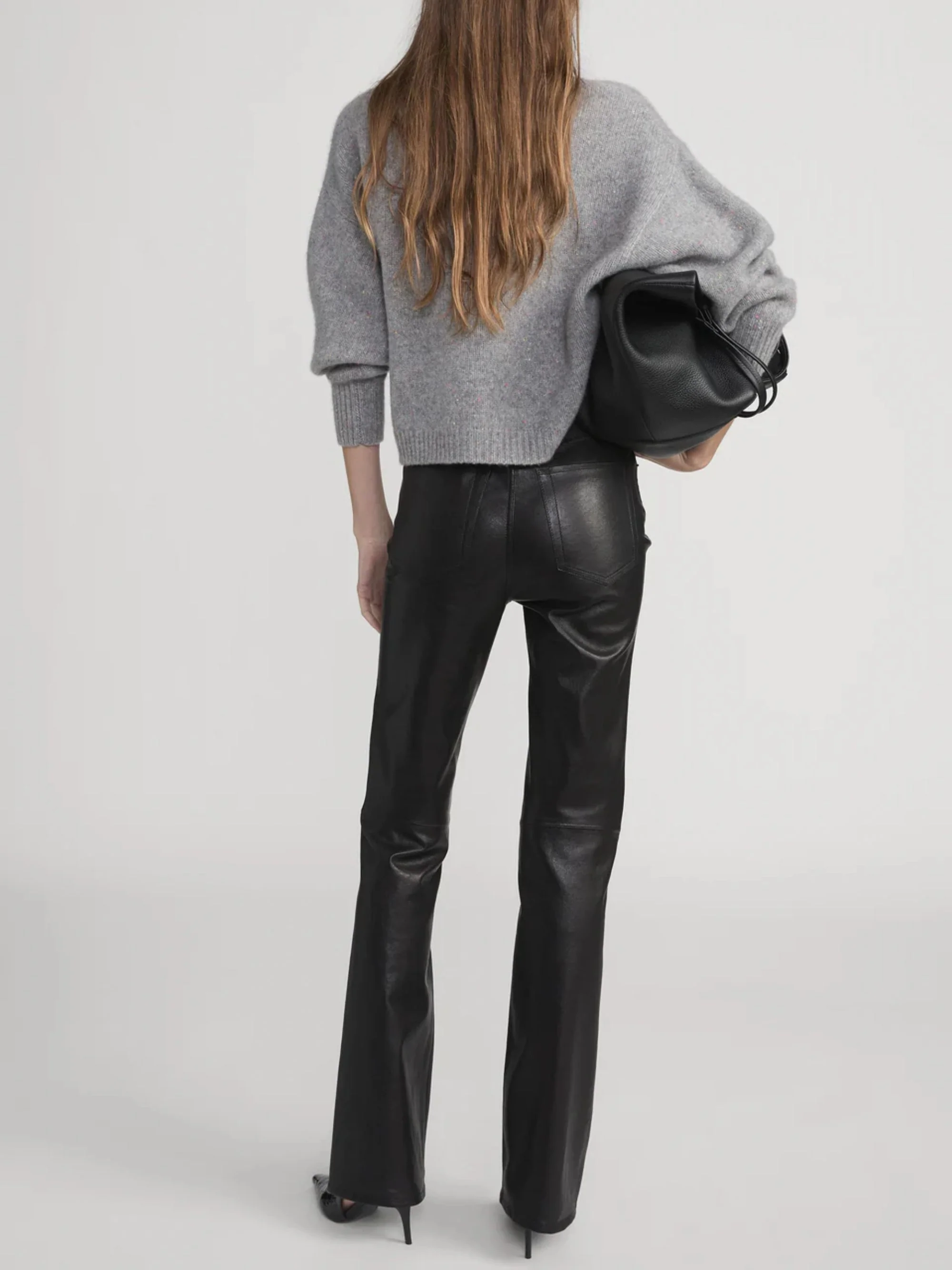 Frame Women's Mini Leather Jacket - Image 3