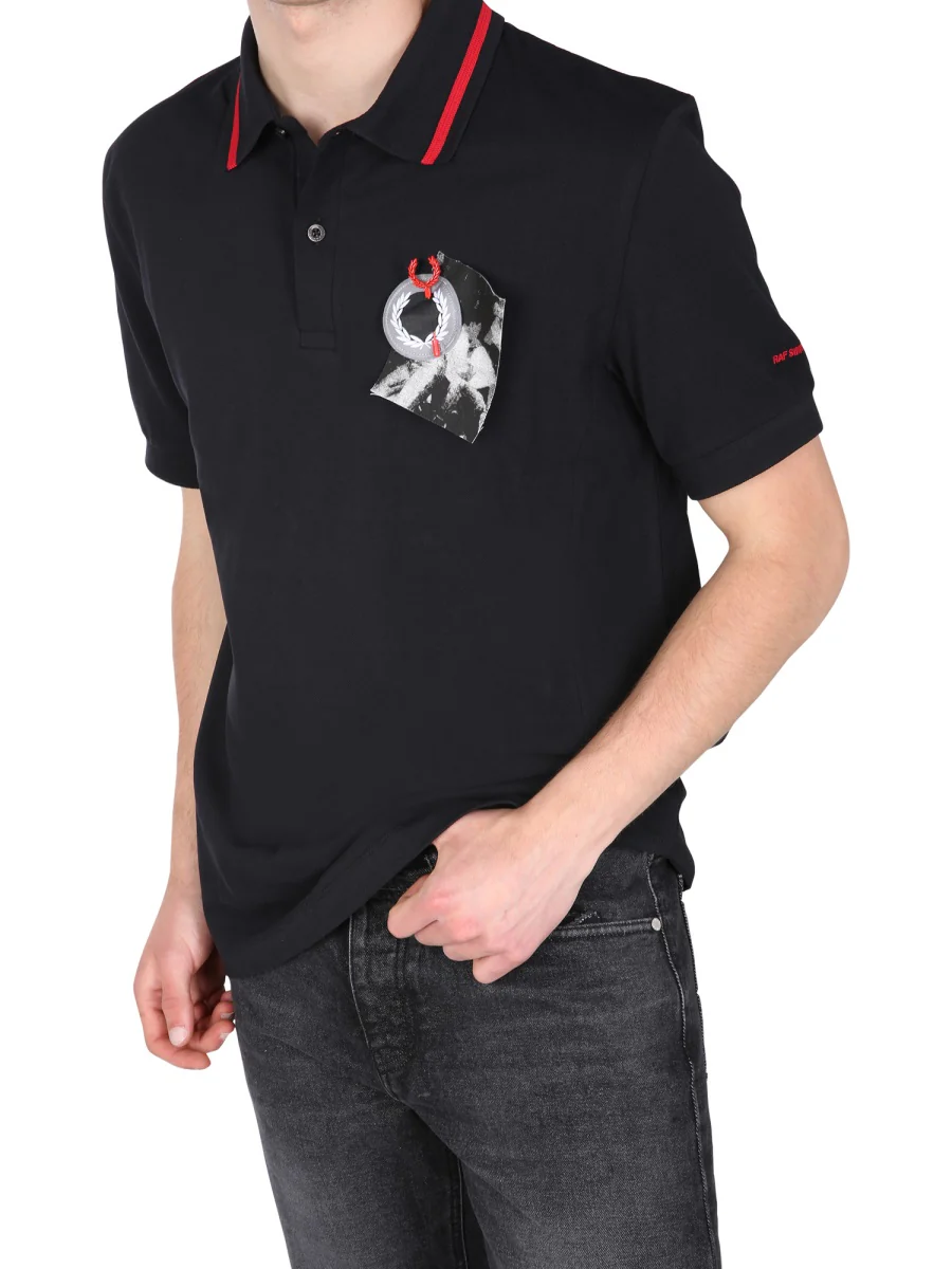 FRED PERRY X RAF SIMONS Regular Fit Polo - Image 4