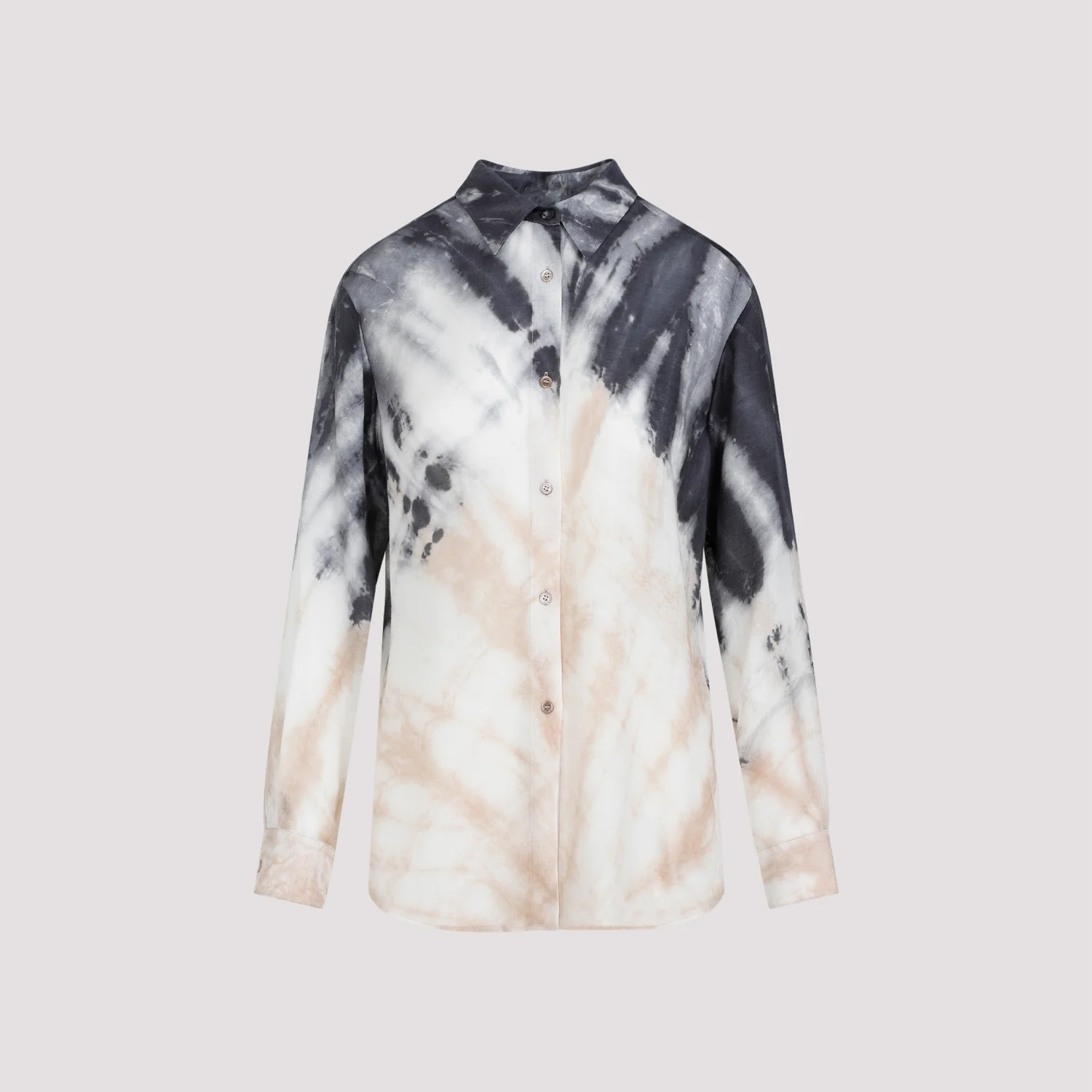 Gabriela Hearst Ferrara Mini Cashmere Blend Shirt - Image 3