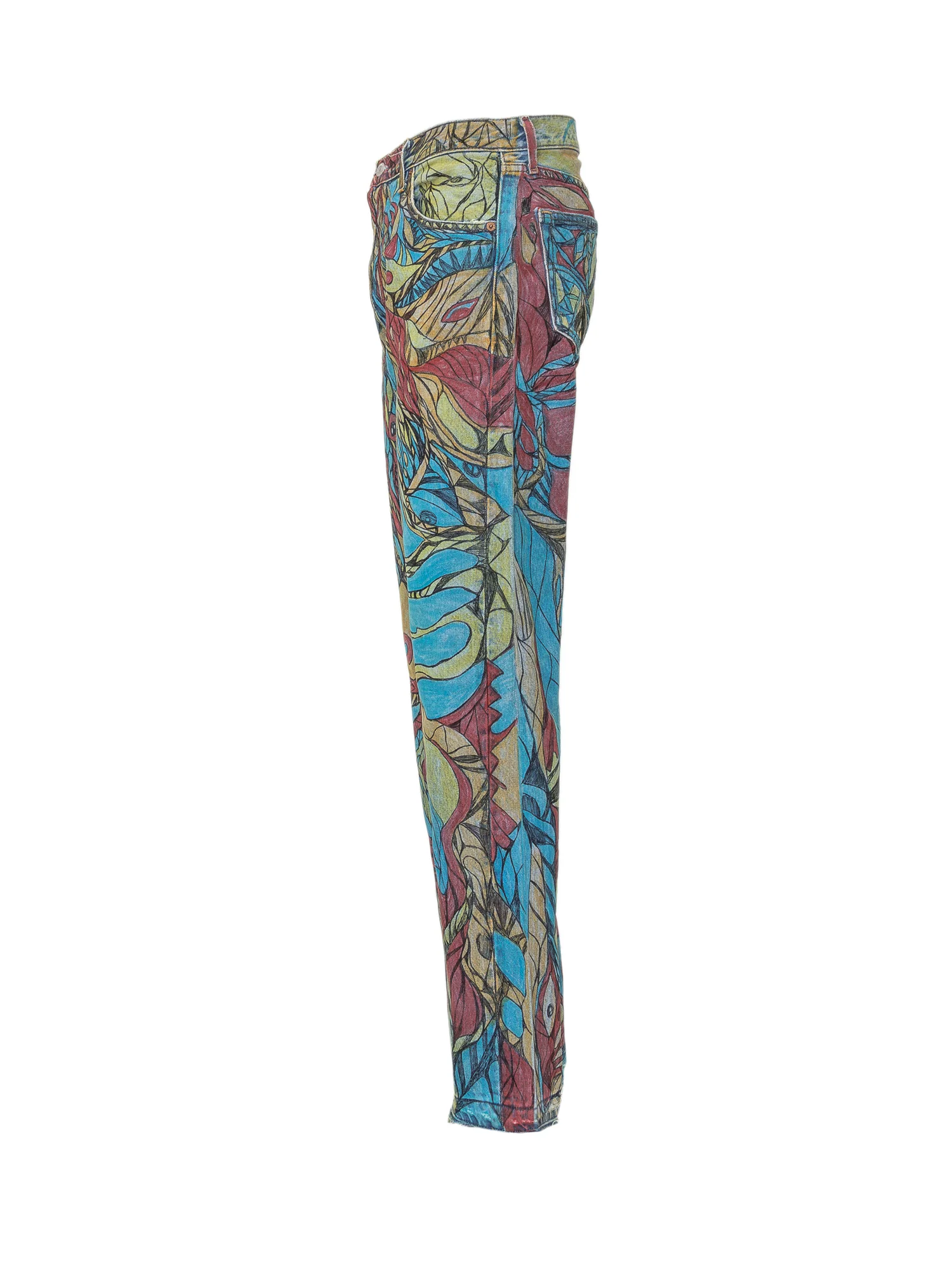 Gallery Dept. Painted Denim Overalls - Image 3