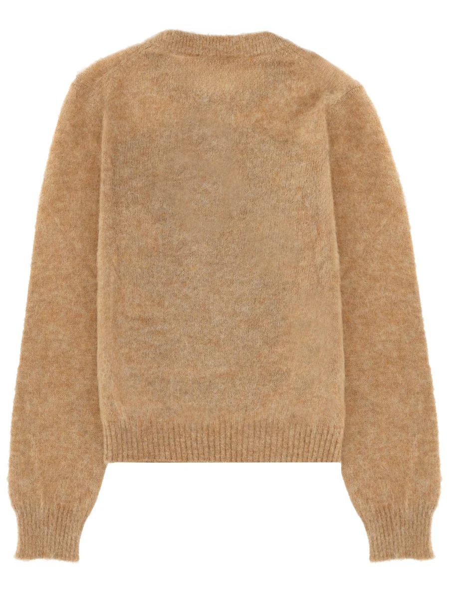 GANNI A Bear Graphic Wool Knit for Women - Image 2