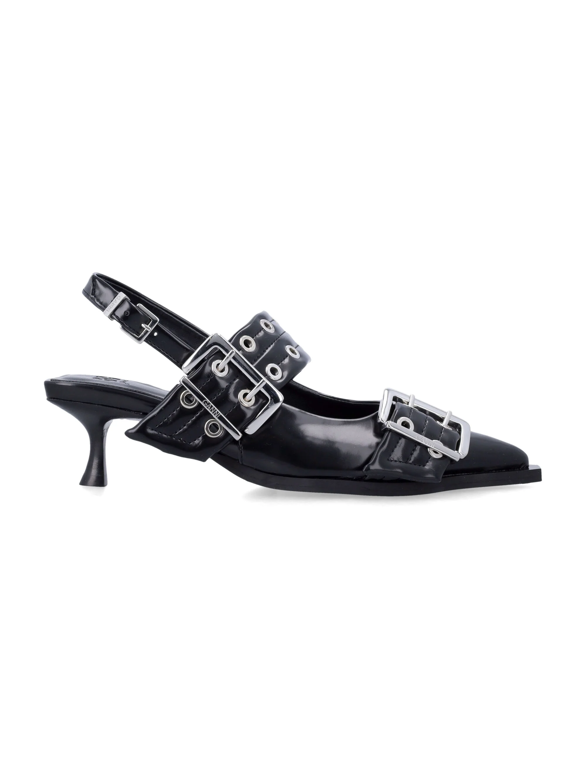GANNI Buckle-strap Pumps