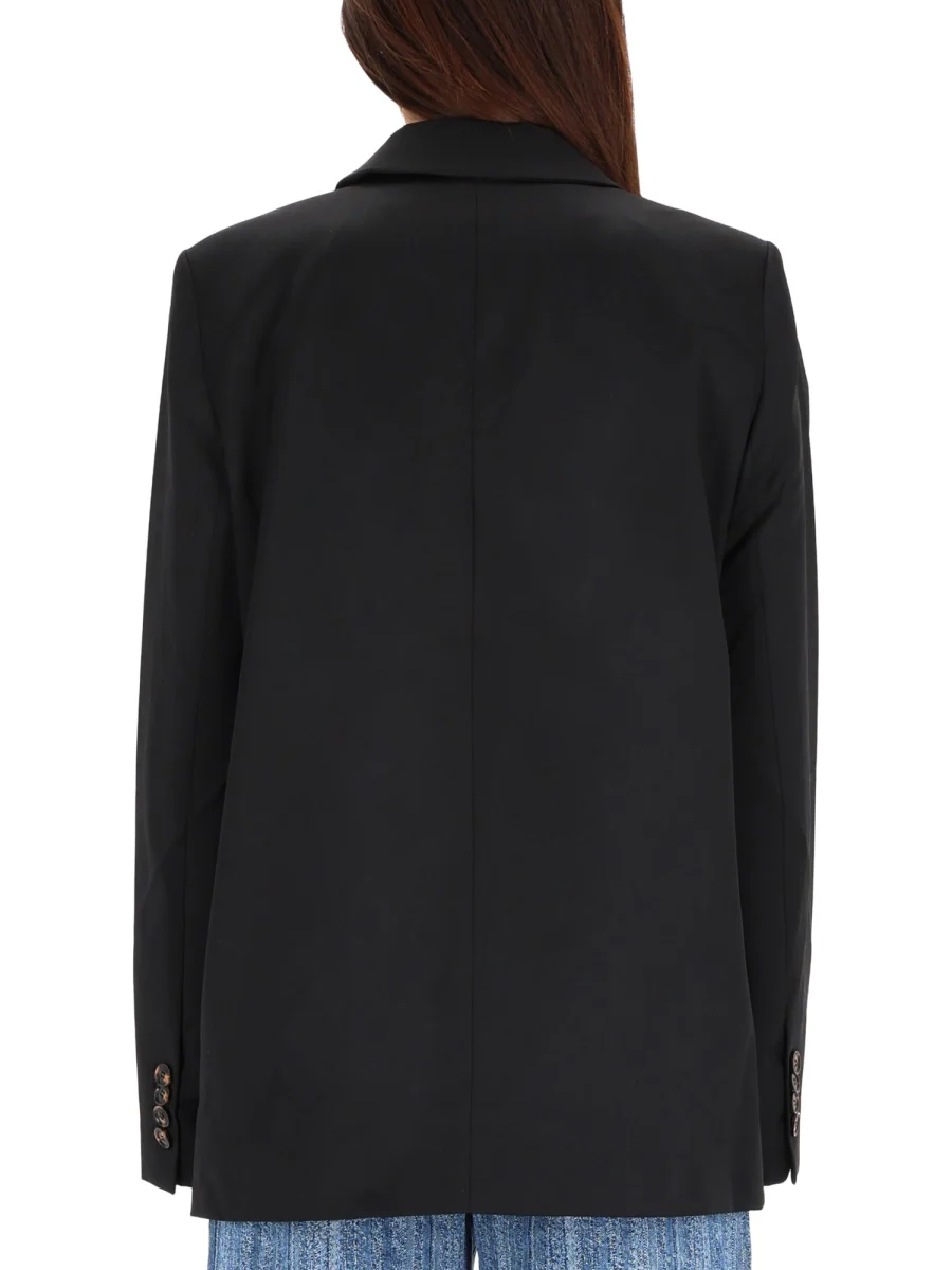 GANNI Calendered Wool Blazer - Image 3