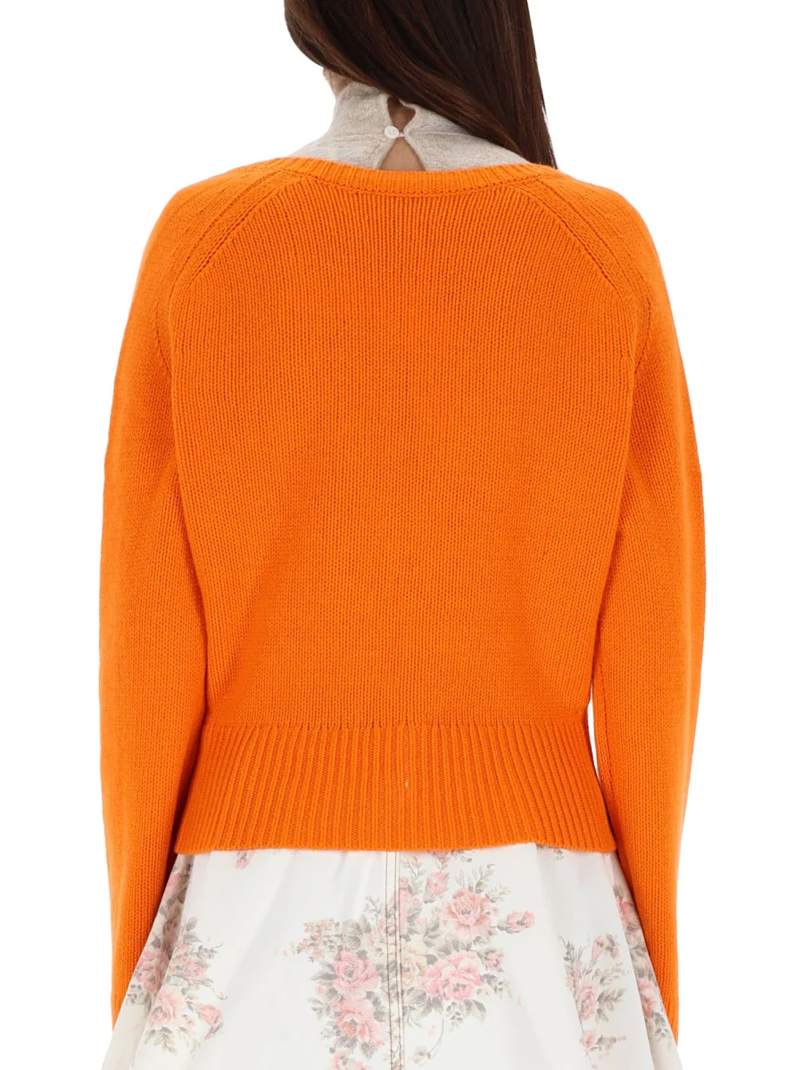 GANNI Cashmere V-Neck Sweater - Image 7