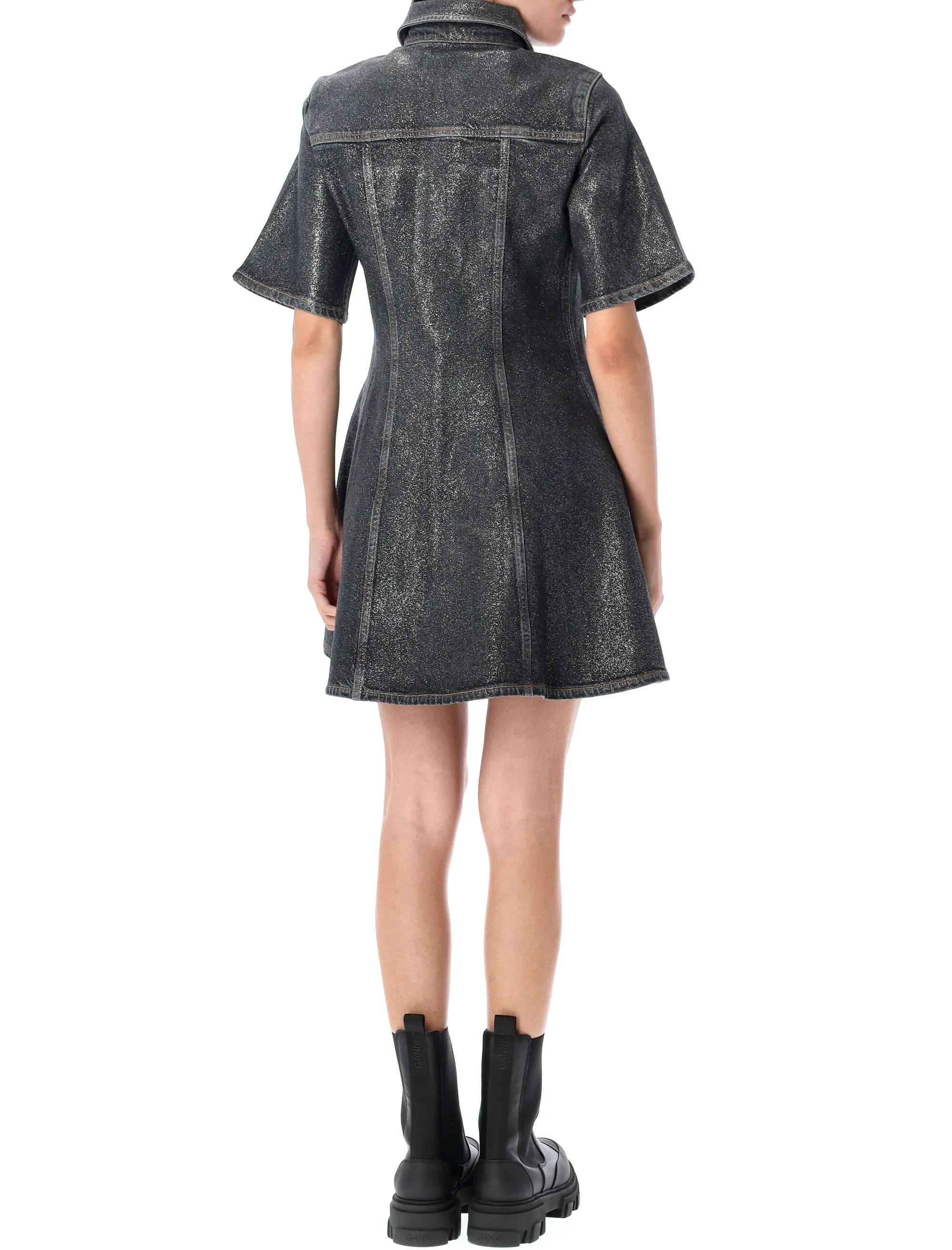 Ganni Chic Mini Dress for Women - FW25 Collection - Image 2