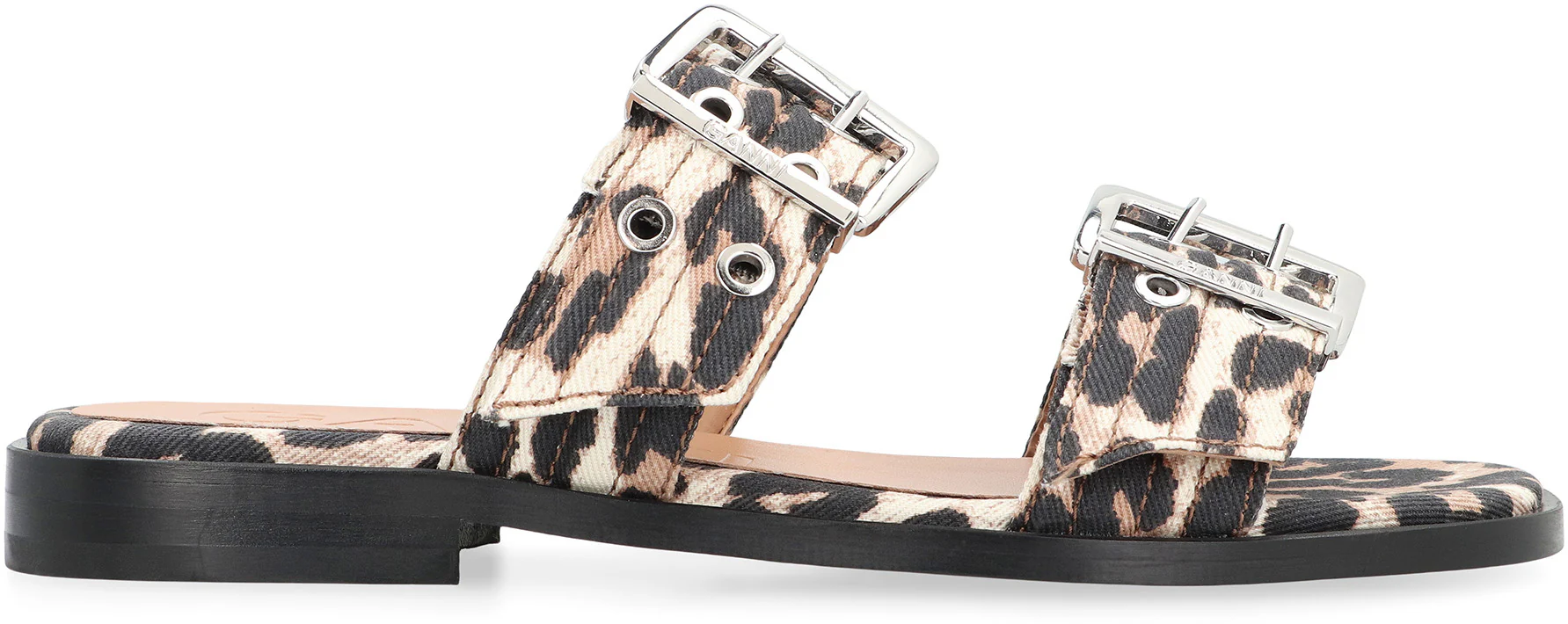 GANNI Feminine Slides Animalier - Image 6