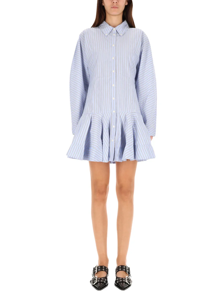 Ganni Fitted Chemisier Dress - Size 36 FR