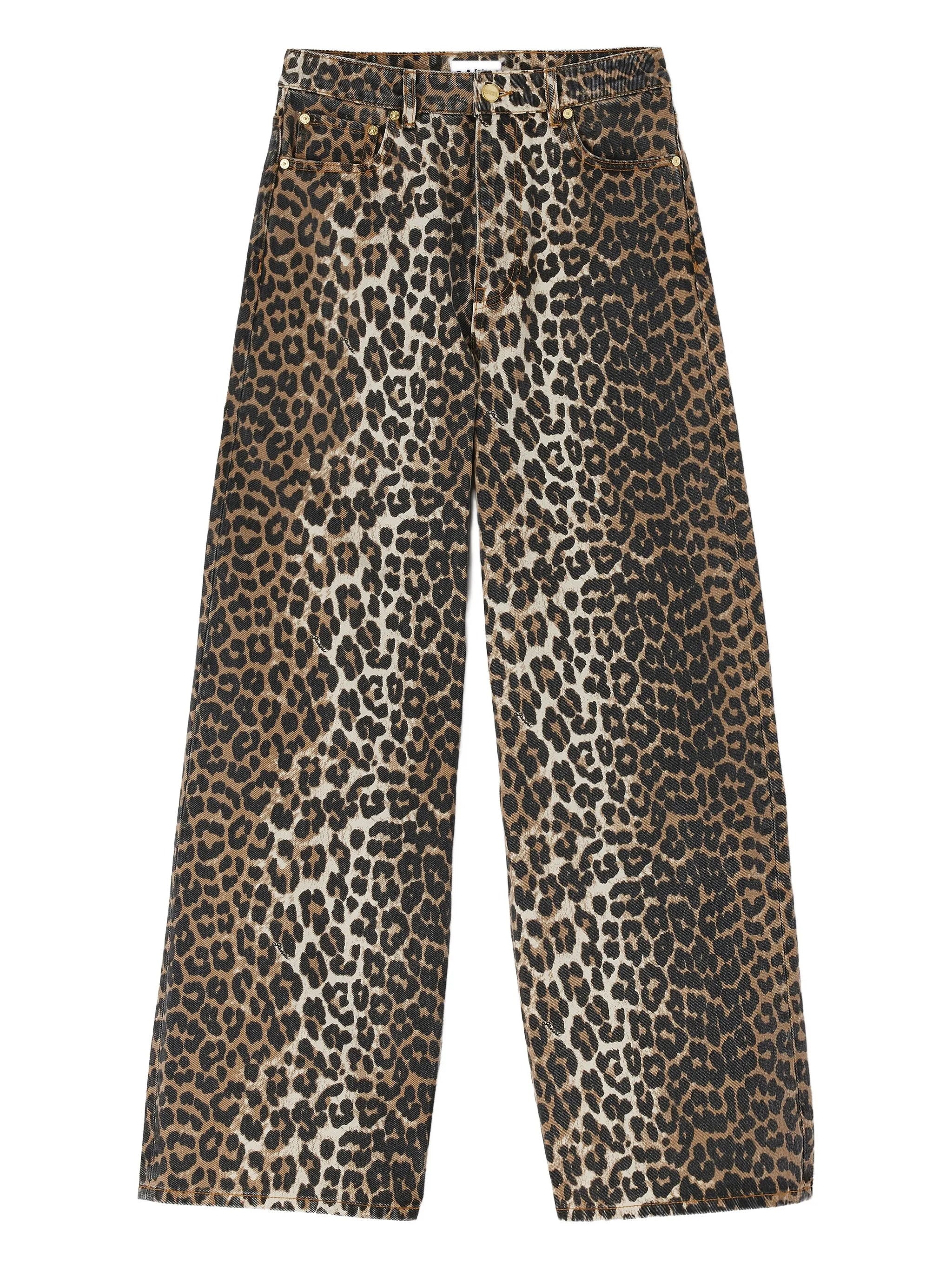 Ganni High-Waisted Straight-Leg Jeans - Size 27
