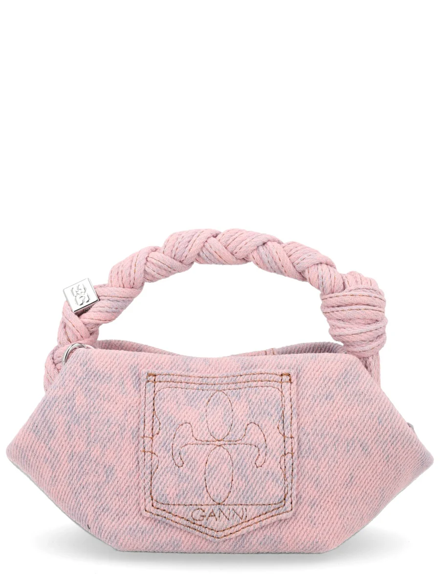GANNI Mini Bou Denim Handbag - Image 3