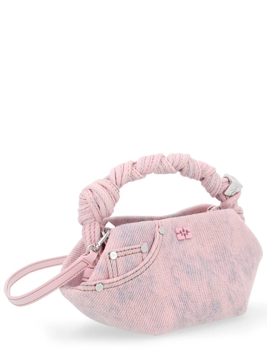 GANNI Mini Bou Denim Handbag - Image 5