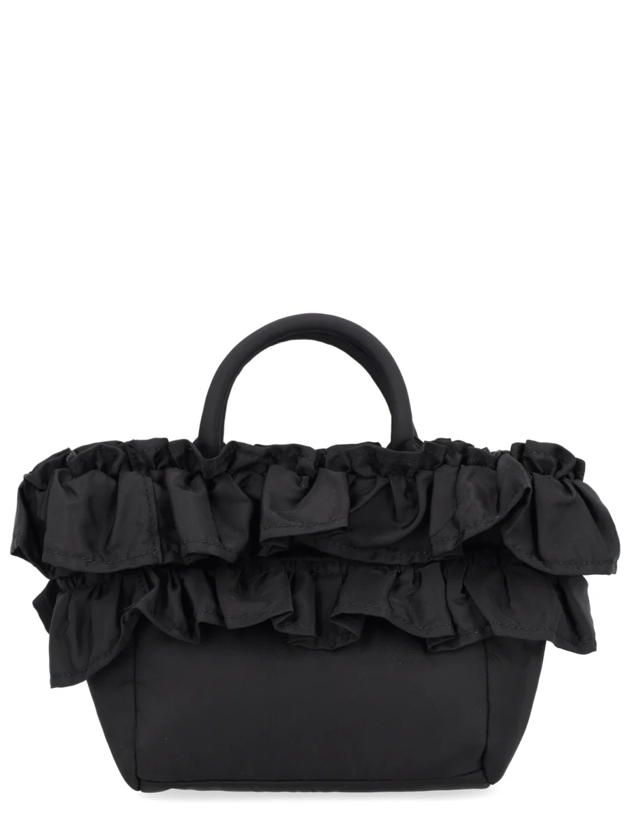 GANNI Mini Shopper Ruffle Bag - Image 3