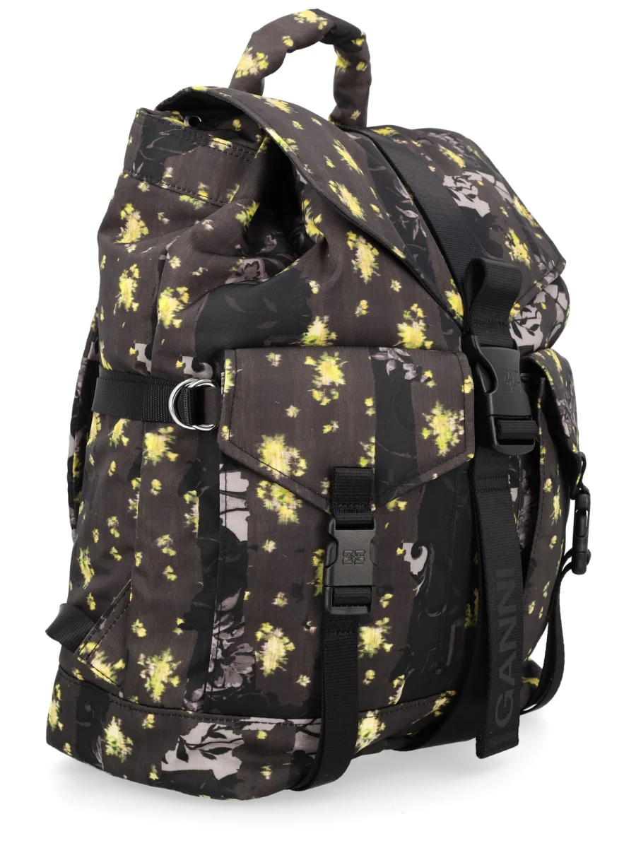 Ganni Mini Sustainable Backpack for Women - Image 3
