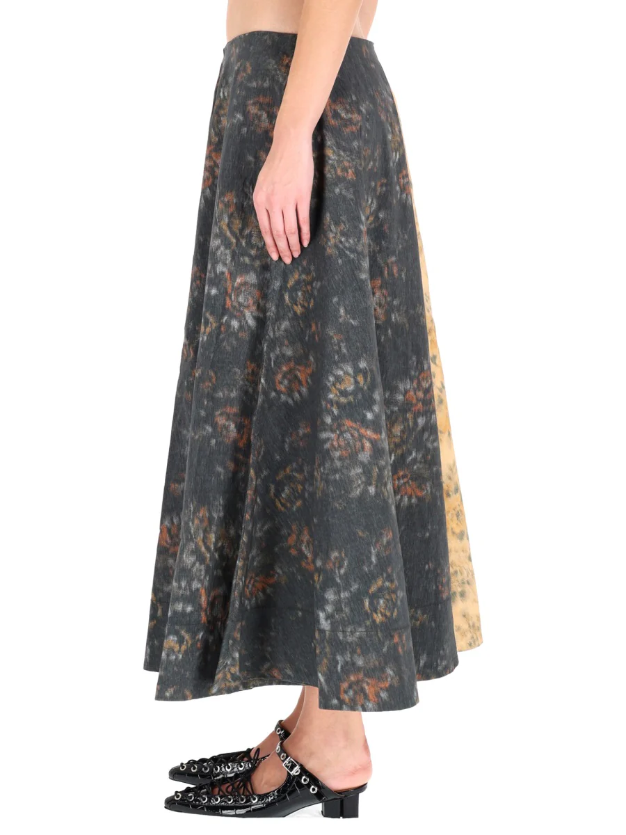 Ganni Organic Cotton Mini Skirt for Women - Image 3