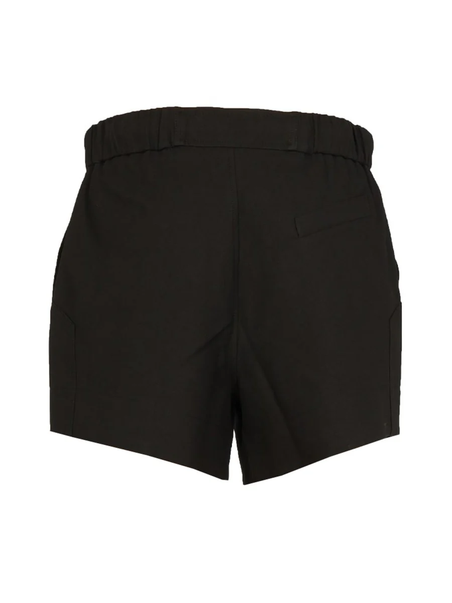 GANNI ORGANIC COTTON SHORTS with RUFFLED ELASTIC BAND - Image 2