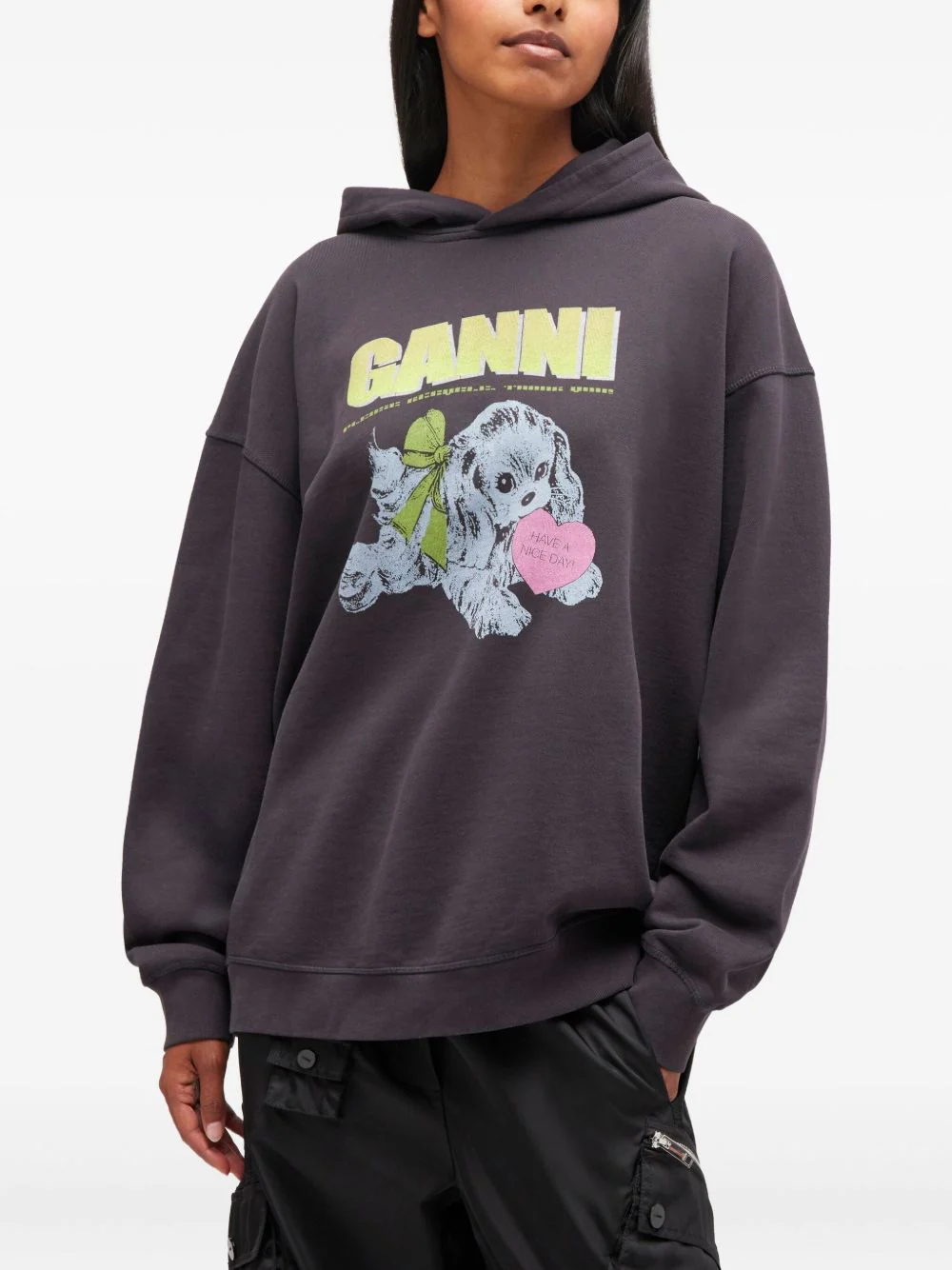 Ganni Organic Cotton Sweatshirt for Women - FW25 - Image 7