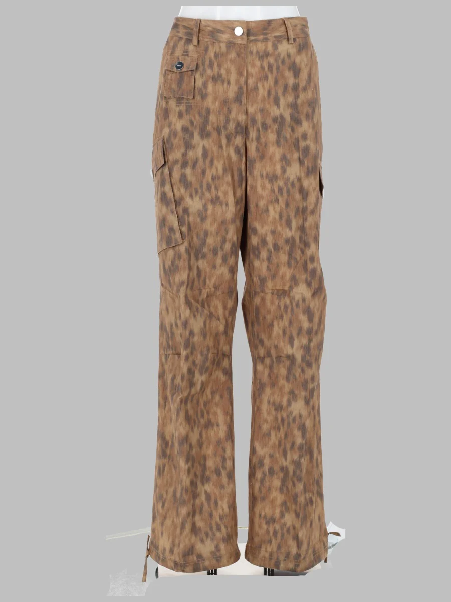 Ganni Organic Cotton Trousers for Women - SS26