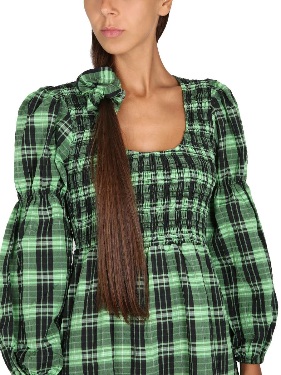 GANNI Smocked Maxi Dress - Image 2