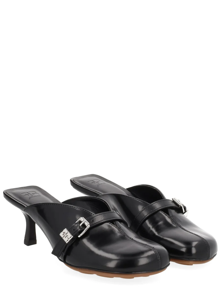 Ganni Stylish Heels in Oleatex™ Material - Image 2