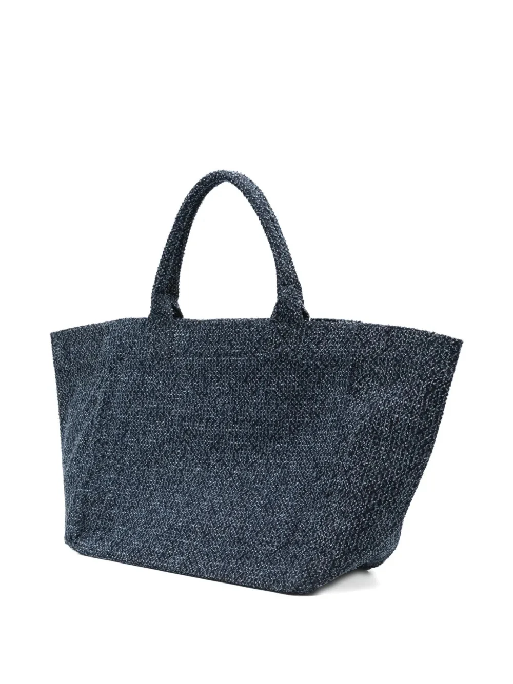 Ganni Stylish Tote Handbag with Cotton Lining and Internal Pocket - Image 3