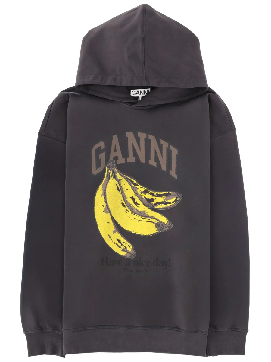 GANNI Sudadera Banana Print