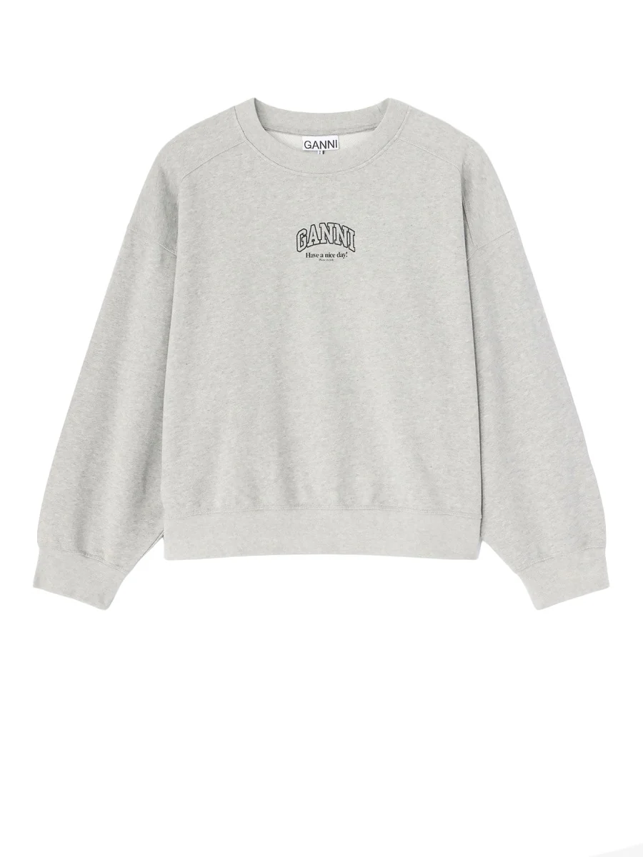 GANNI Sweatshirt with Logo