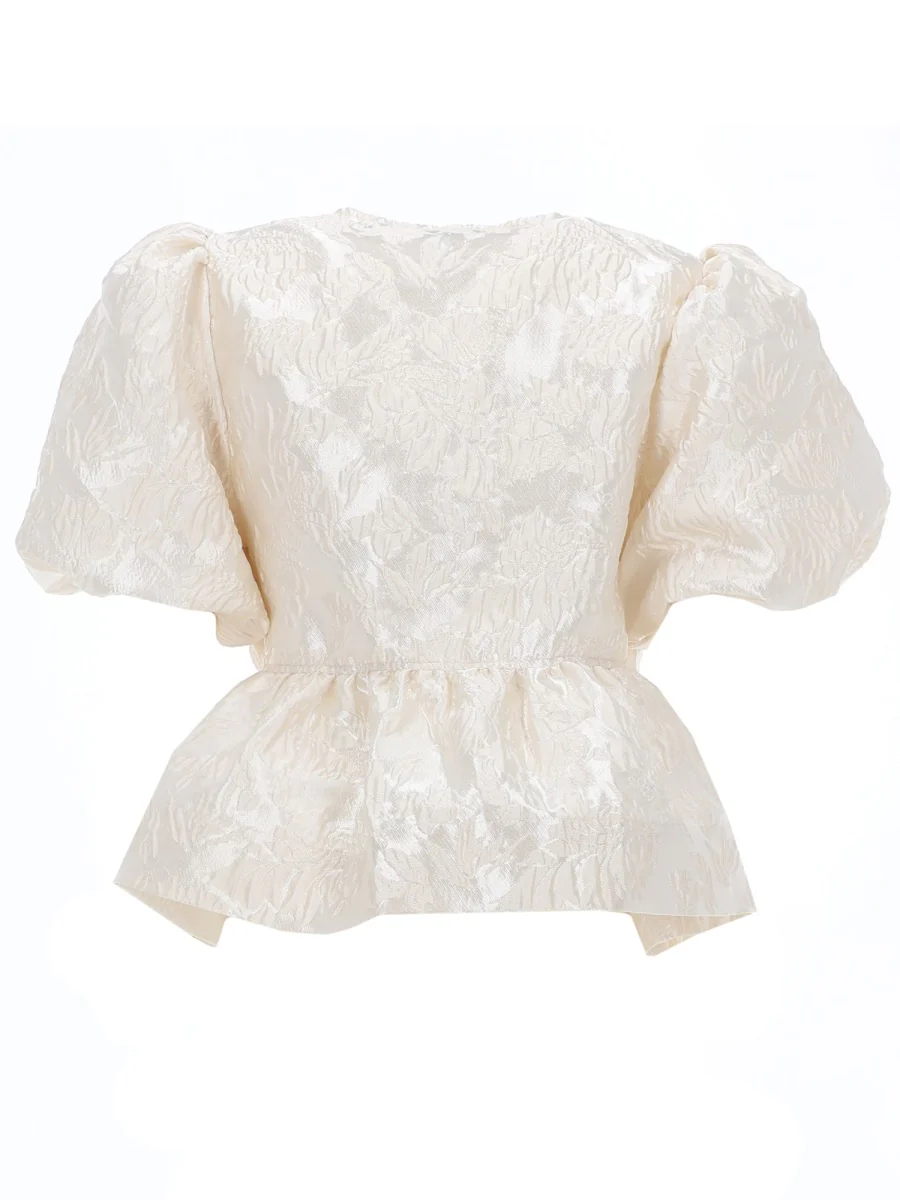 Ganni Women's Mini Recycled Polyester Top - Image 2