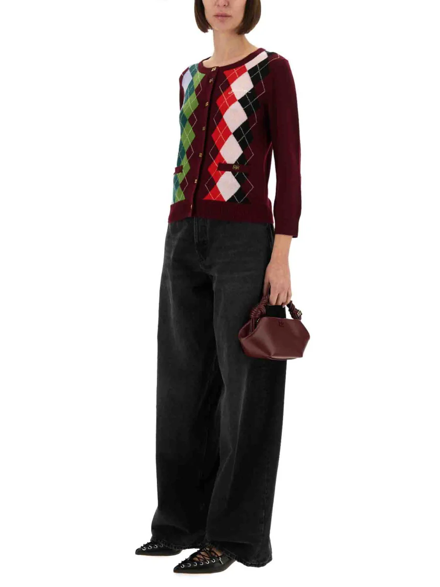 Ganni Wool Cashmere Sweater for Women - FW25 Collection - Image 2
