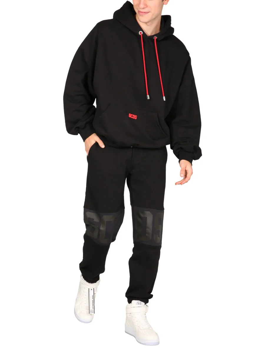 GCDS Maxi Sweatshirt Featuring Rubber Logo - Image 2