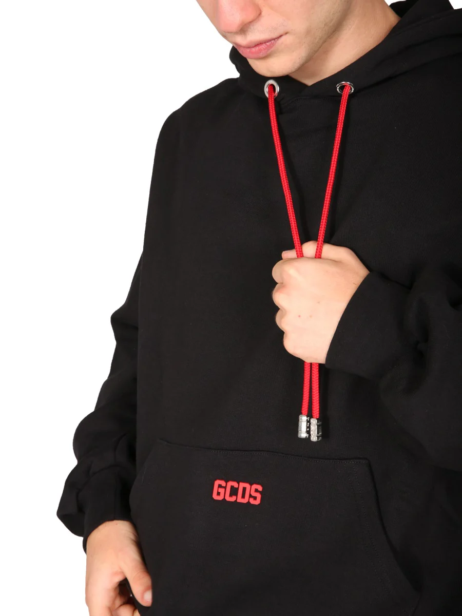 GCDS Maxi Sweatshirt Featuring Rubber Logo - Image 4