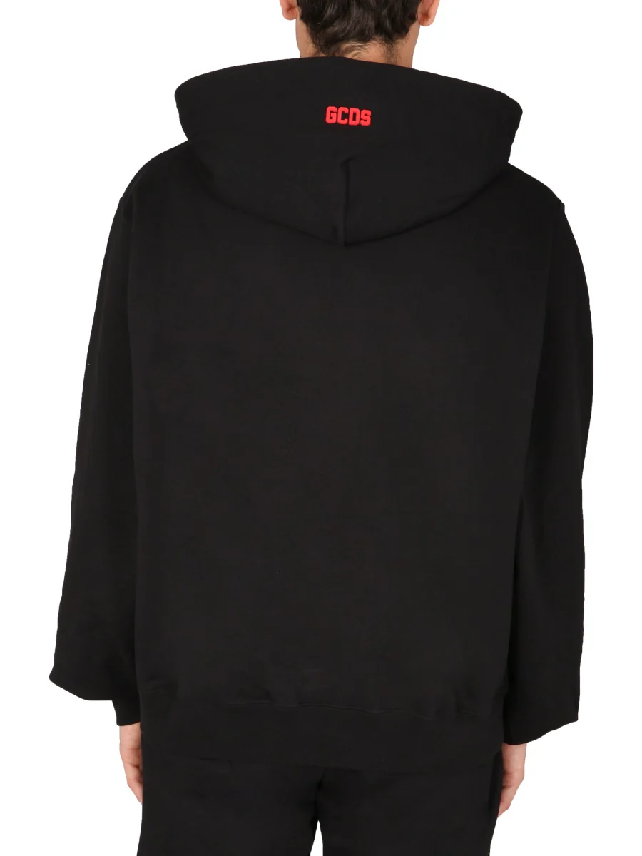 GCDS Maxi Sweatshirt Featuring Rubber Logo - Image 7