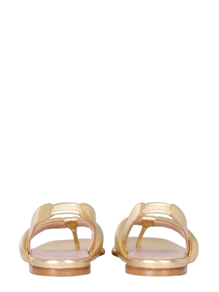 GIA BORGHINI Leather Slingback Sandals - Image 3