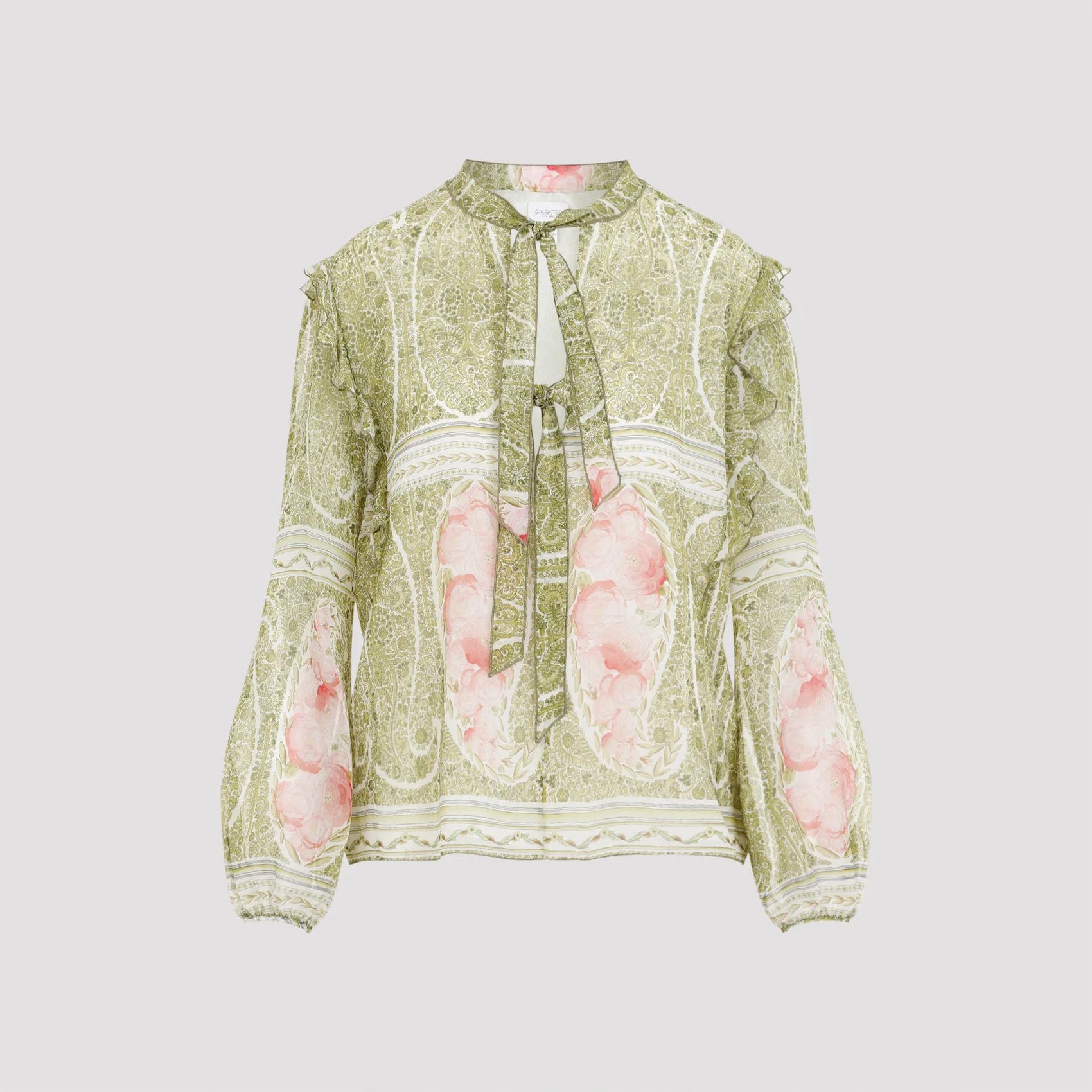 Giambattista Valli Printed Silk Blouse