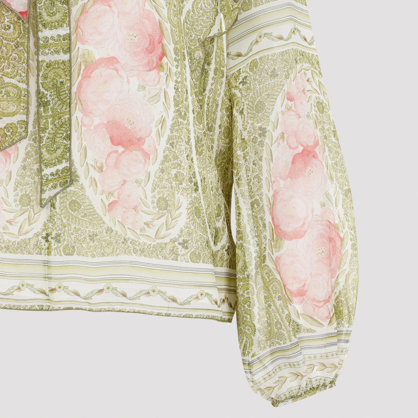 Giambattista Valli Printed Silk Blouse - Image 5