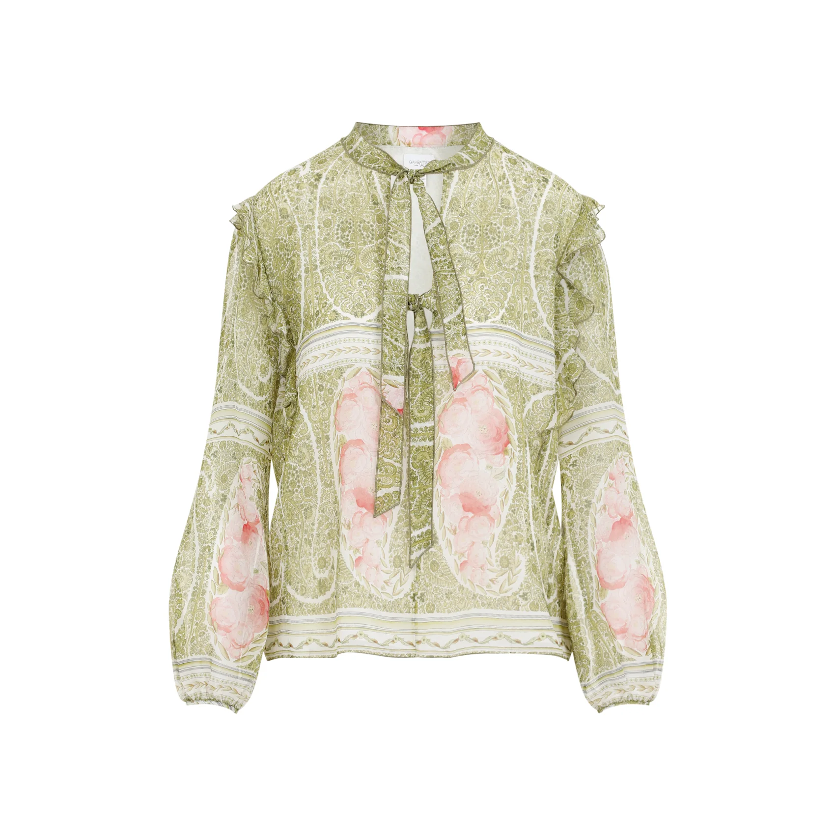 Giambattista Valli Printed Silk Blouse - Image 7