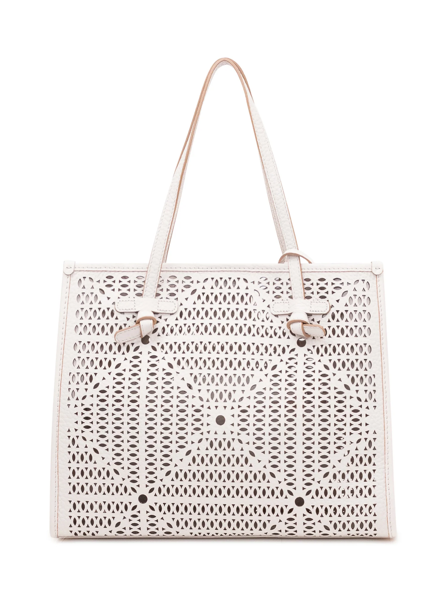 Gianni Chiarini Mini Traforata Shoulder Bag with Double Handles