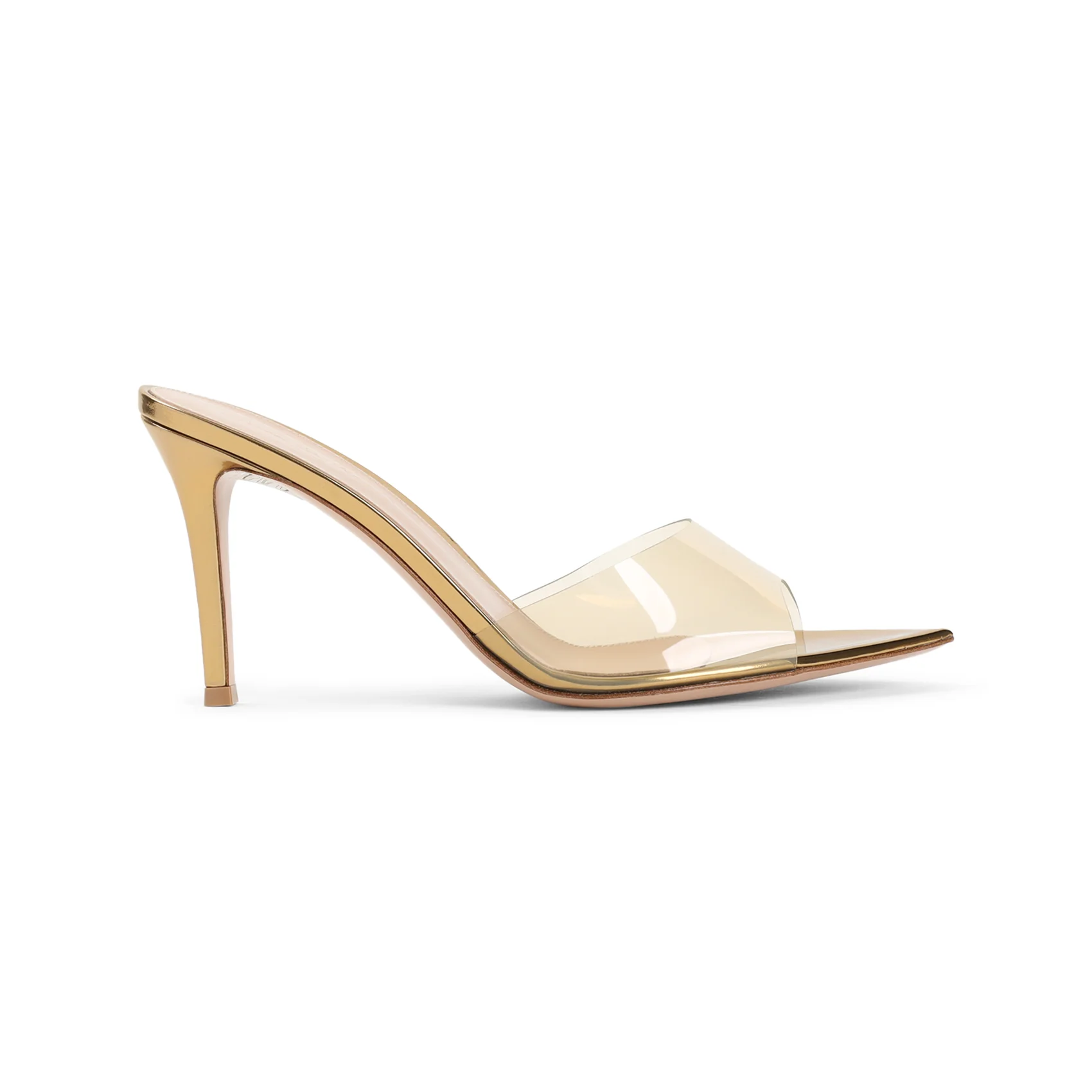 Gianvito Rossi Elle 85 Metallic Mules for Women - Image 2