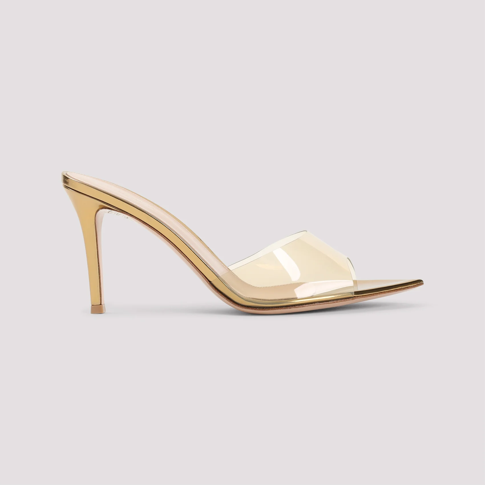 Gianvito Rossi Elle 85 Metallic Mules for Women - Image 3