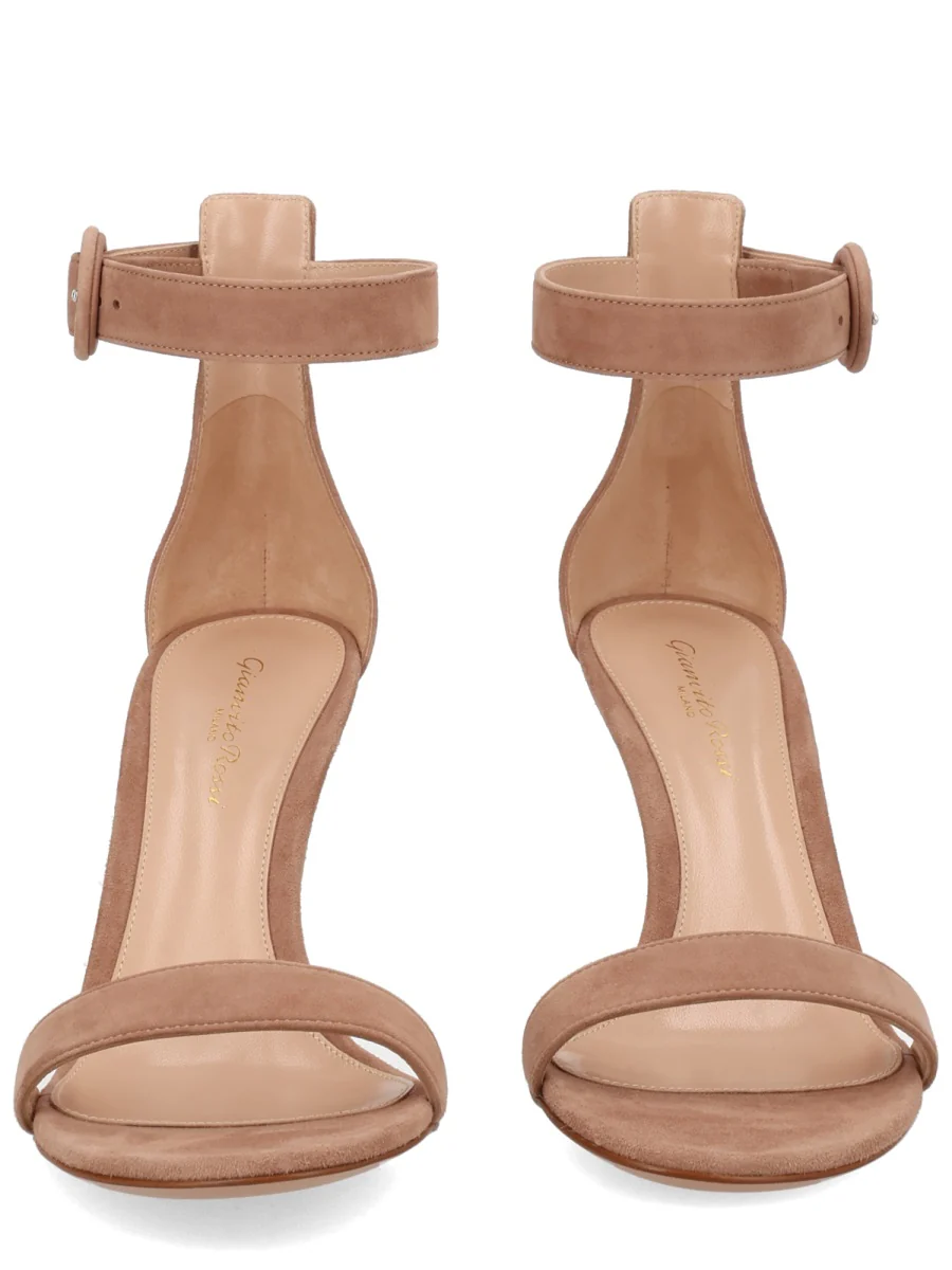 Gianvito Rossi Portofino 85 Suede Heeled Sandals - Image 3