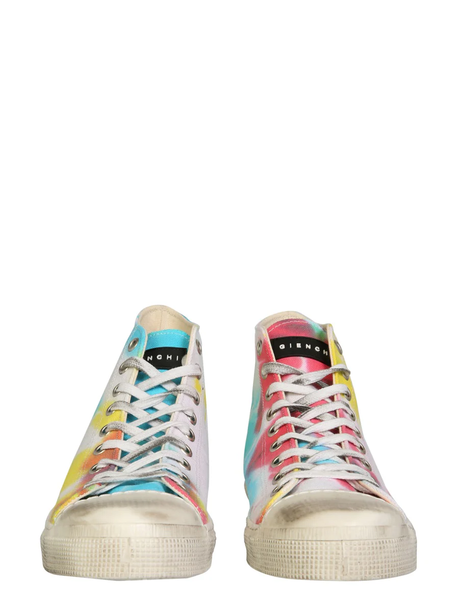 GIENCHI X Jean Michel Tie-dye High-top Sneakers - Image 2