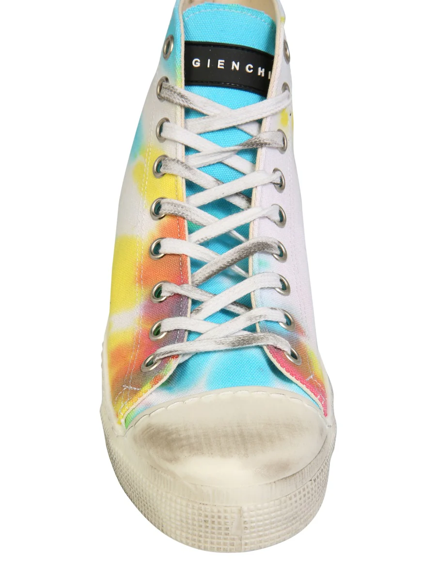 GIENCHI X Jean Michel Tie-dye High-top Sneakers - Image 4