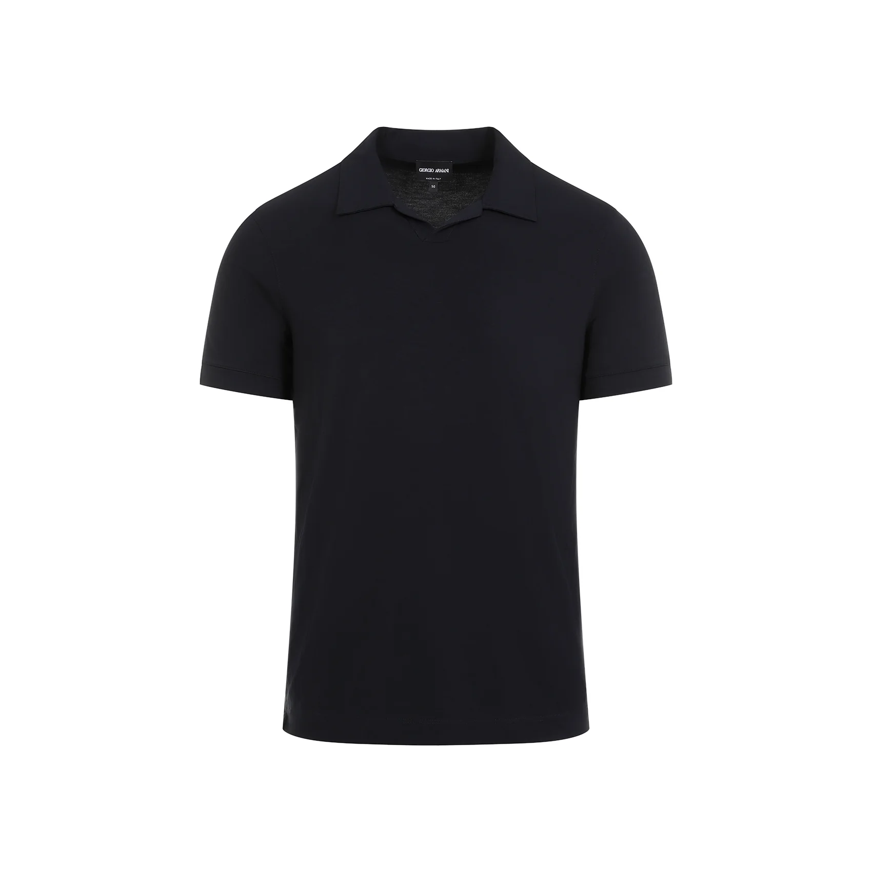Giorgio Armani ASV Stretch Viscose Jersey Short-sleeved Polo Shirt - Image 2