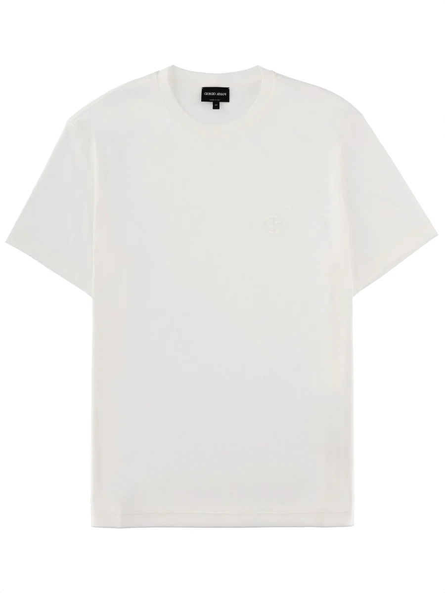 Giorgio Armani Classic Cotton T-Shirt for Men - SS26