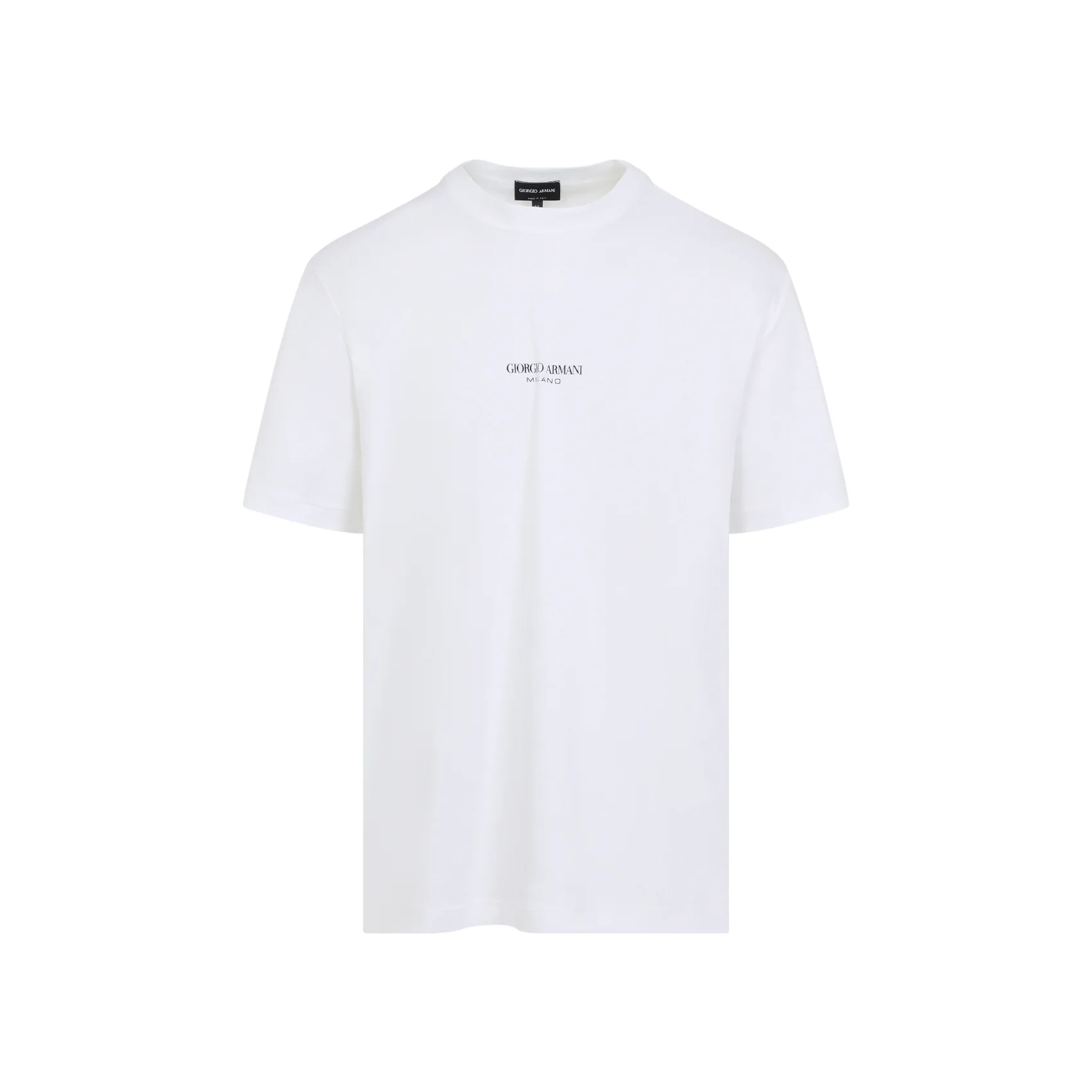 Giorgio Armani Cotton Interlock Crew Neck T-shirt - Image 2
